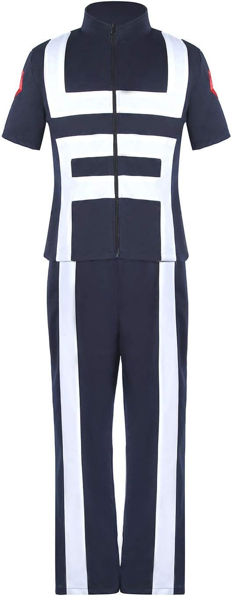 Anime Cosplay My Hero Academia Gymnastics Uniforms Costume (Large) Blue