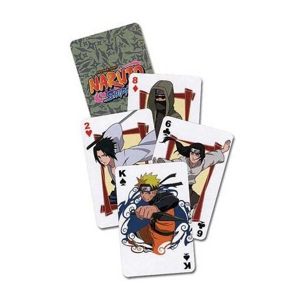 Naruto Shippuden Anime Standard Playing Card Deck, Cardboard Paper Cardstock