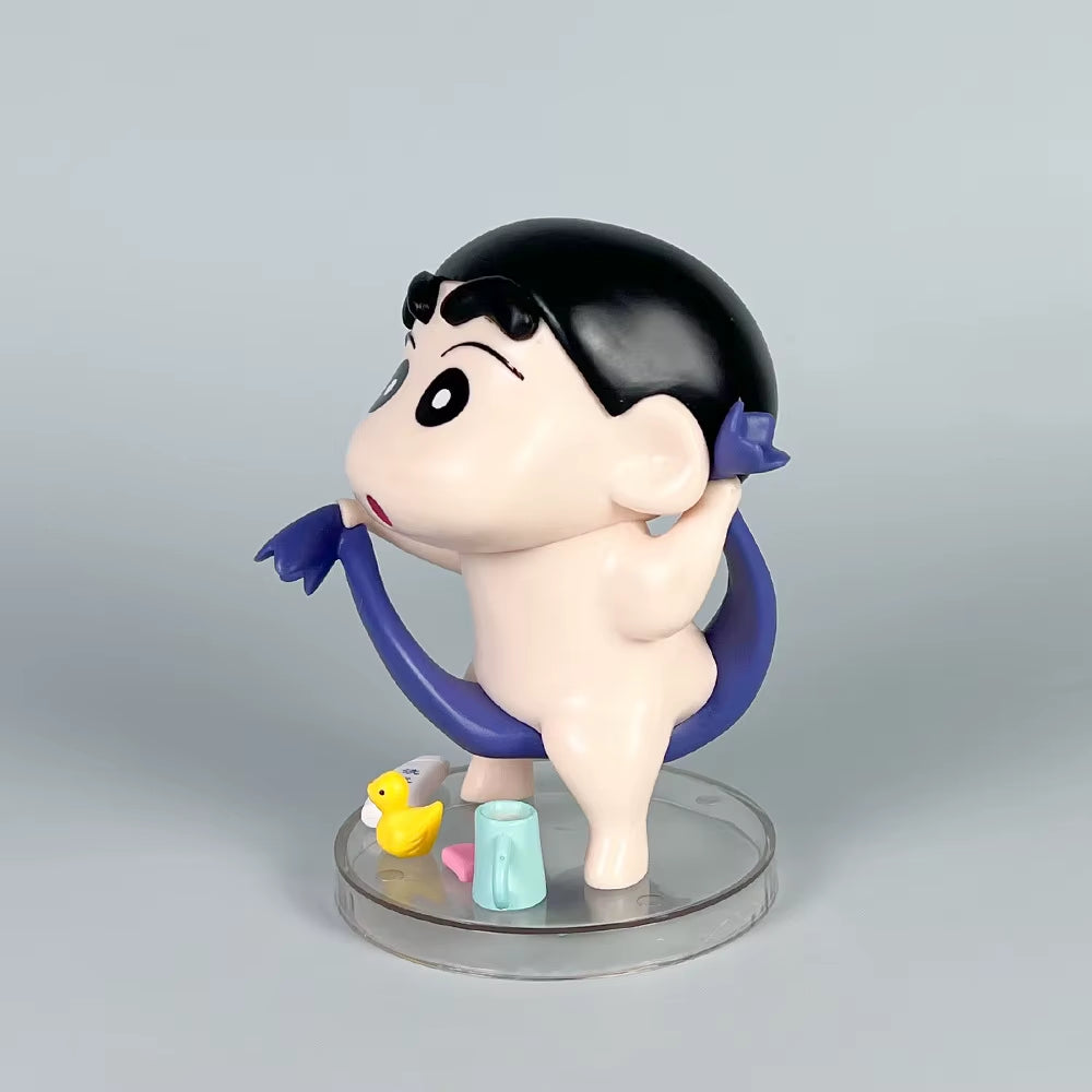 13Cm Shinchan Action Figure Anime Crayon Shin-Chan Figures Gk Bath Doll Ornaments Cute Girl Decoration Desktop Decorate Toy