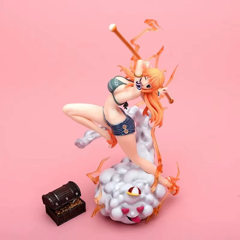 29Cm Anime One Piece Nami Figures Action Figurine Hentai Pvc Model Statue Doll Desktop Room Collectible Adult Toys Gifts