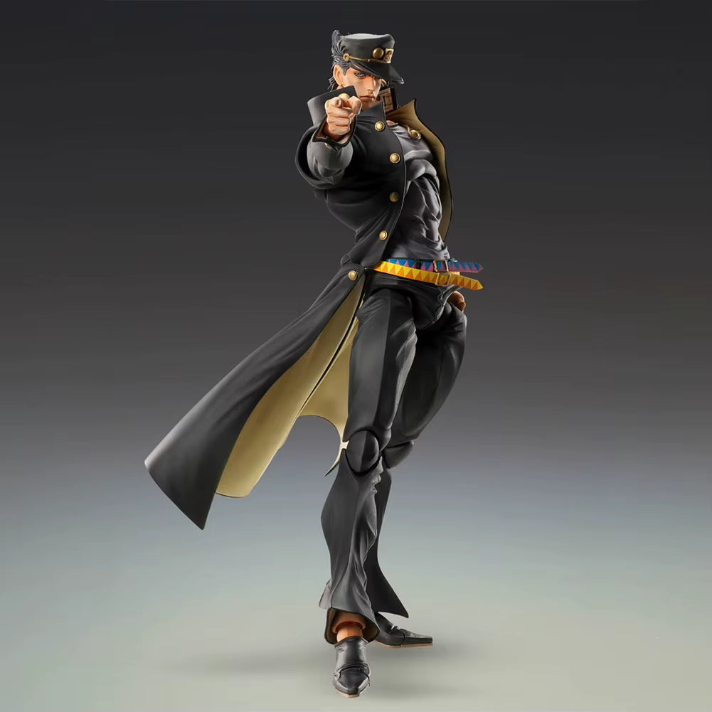 Anime JOJO Figure 25CM Invincible Kujo Jotaro Figure Worth Collecting Model PVC Action Figure Toy Desktop Ornaments Gifts Toys