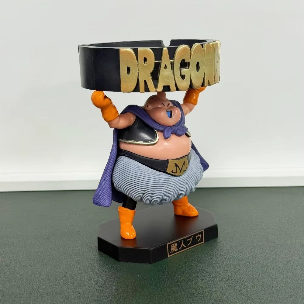 13Cm/5.12In Anime Dragon Ball Z Figure Ashtray Majin Buu Action Figures Pvc Statue Desktop Ornamen Collection Model Toys Gifts