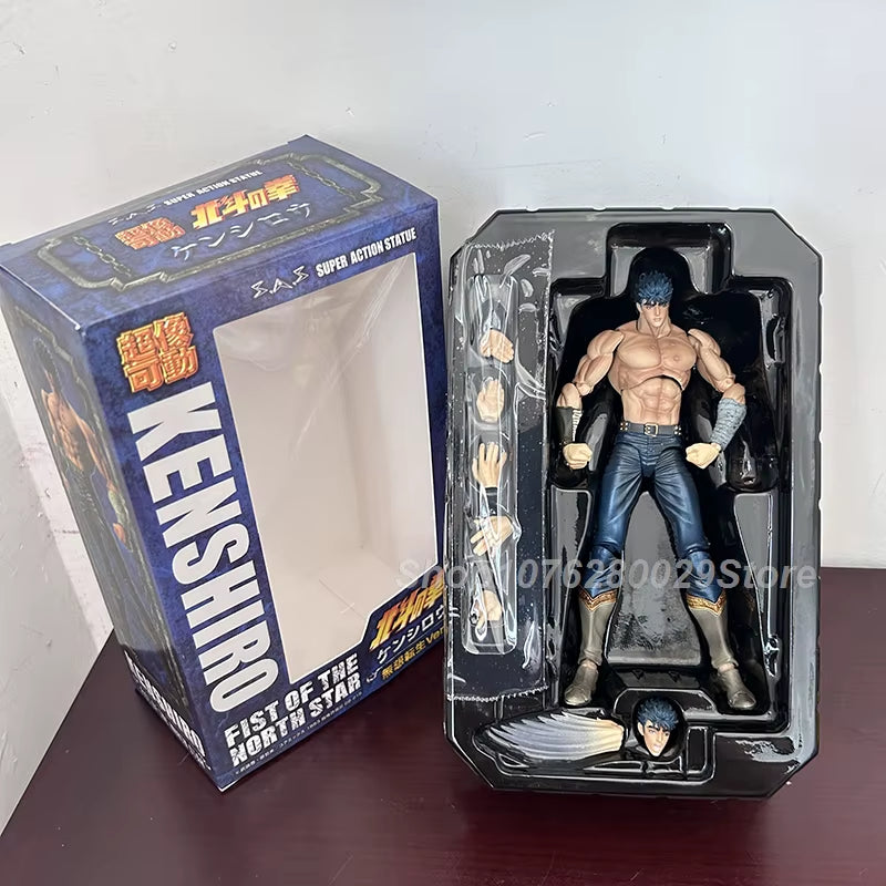 17Cm Hokuto No Ken Kenshiro Figure Fist of the North Star Bizarre Adventure Anime Action Figure Jotaro Kujo Collection Model Toy