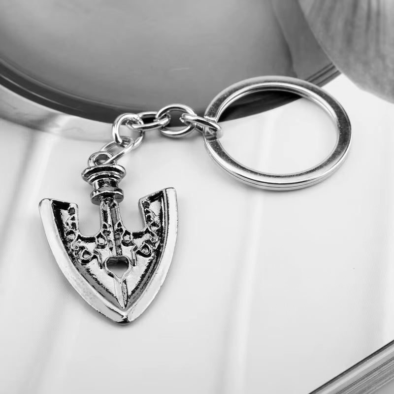 New Anime JOJOS BIZARRE ADVENTURE Necklaces Kujo Jotaro Arrow Metal Pendant Chain Choker Keychain Charm Gifts Jewelry Collares