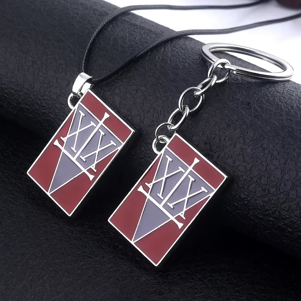 Anime Hunter X Hunter Keychain GON FREECSS License Pendant Key Chain for Women Men Car Keyring Jewelry Accessories