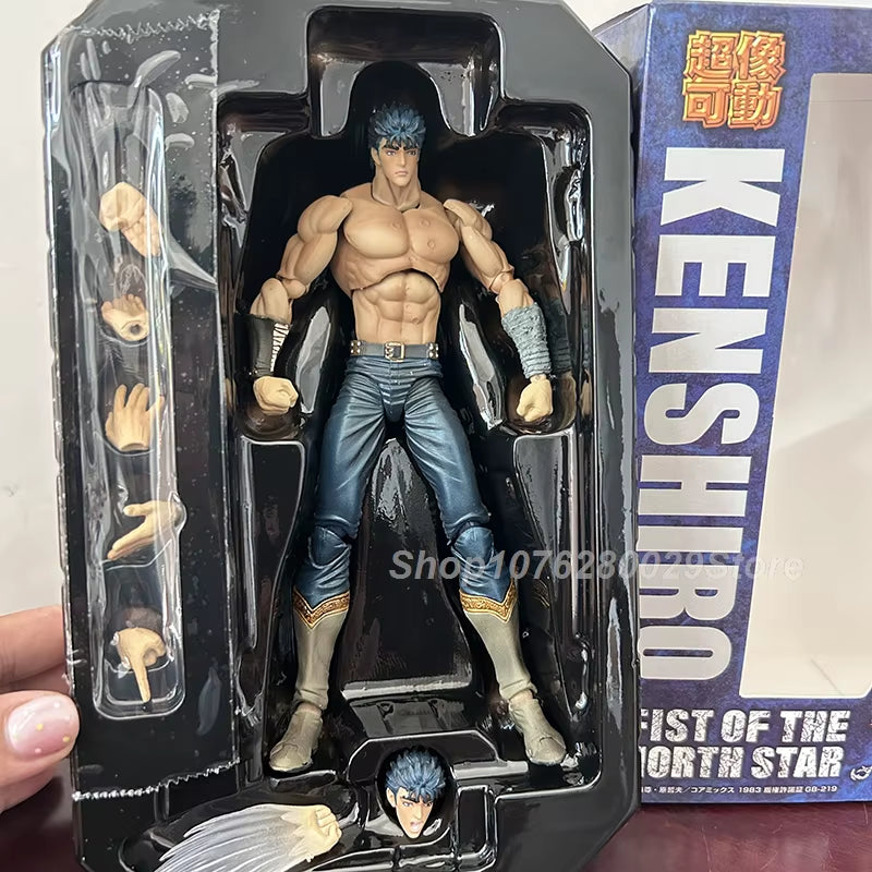 17Cm Hokuto No Ken Kenshiro Figure Fist of the North Star Bizarre Adventure Anime Action Figure Jotaro Kujo Collection Model Toy