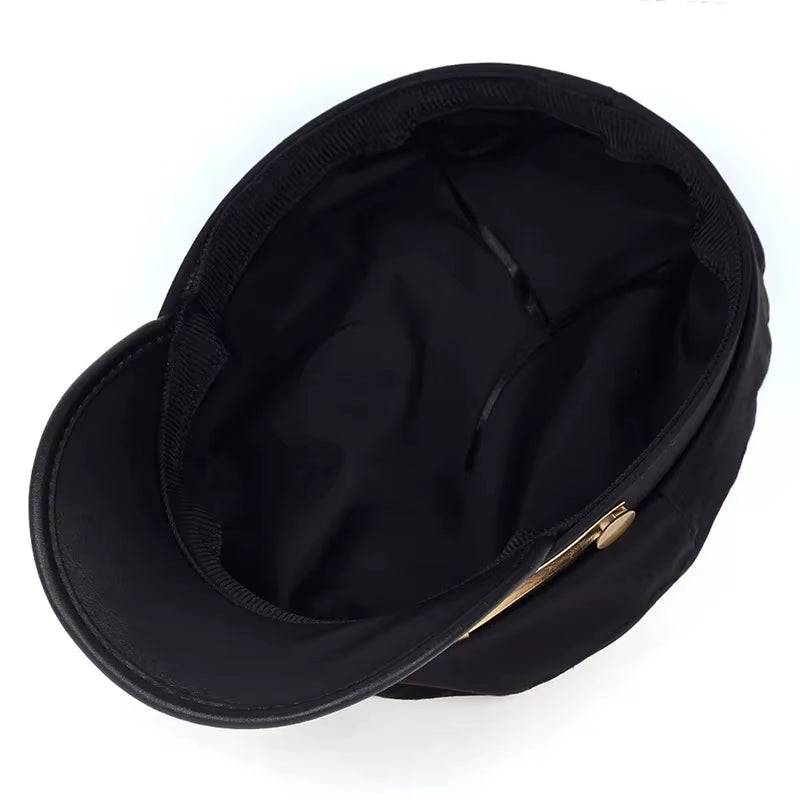 Anime Jojo'S Bizarre Adventure Kujo Jotaro Cosplay Cap Unisex Adult Metal Badge Hat Prop