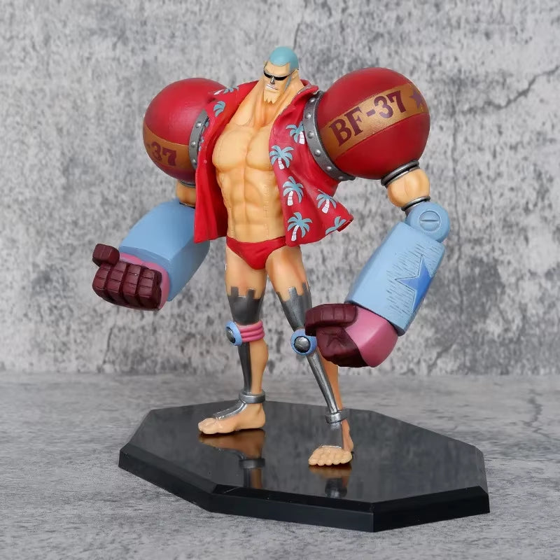 18CM One Piece Franky GK Action Figure Toys Anime Figures Manga Figurine Statue PVC Collection Model Children Fans Gift Decor