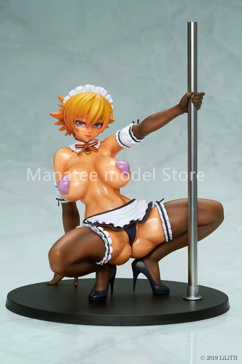 Q-Six Original Taimanin Asagi Mesubuta Shoufu Sakura Sakura Igawa 1/7 PVC Action Figure Anime Model Toys Collection Doll Gift