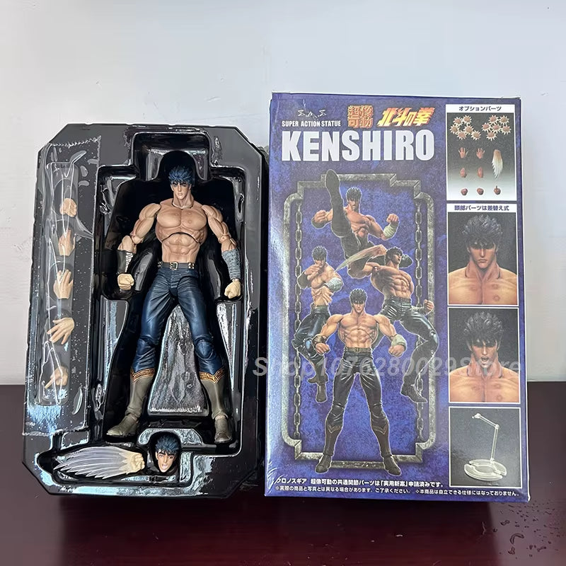 17Cm Hokuto No Ken Kenshiro Figure Fist of the North Star Bizarre Adventure Anime Action Figure Jotaro Kujo Collection Model Toy