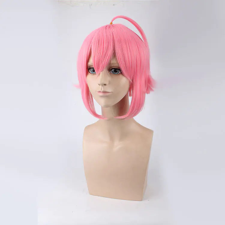 Pink Upturned Cosplay Wig for Costumes and Events