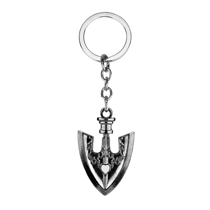 New Anime JOJOS BIZARRE ADVENTURE Necklaces Kujo Jotaro Arrow Metal Pendant Chain Choker Keychain Charm Gifts Jewelry Collares