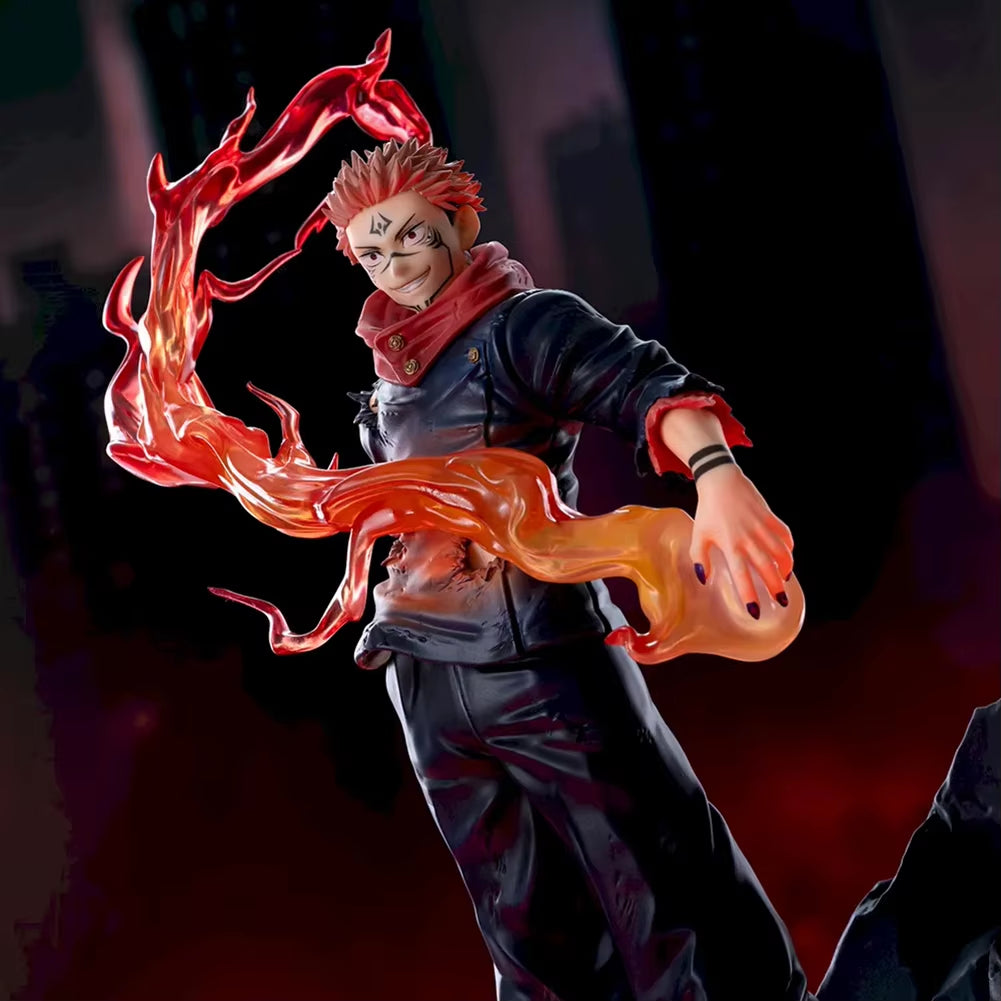 23CM Anime JJK Itadori Yuji Ryomen Sukuna Figure Cursed Soul Type Standing Special Effects Version Action Figures Model Toy Gift