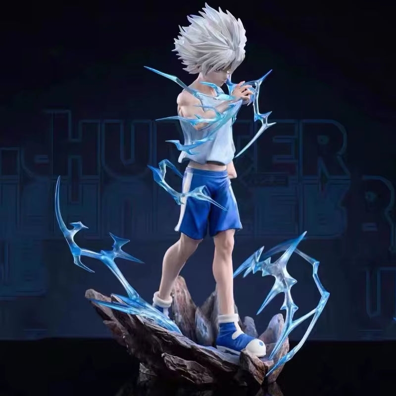 Hunter×Hunter Anime Figures Killua Zoldyck Figure Manga Action Figure Pvc Model Collectible Statue Ornament Kid Christmas Gift