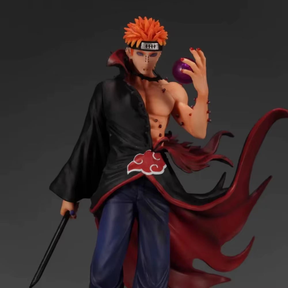 22.5Cm/8.86In Anime NARUTO Figure Pain Action Figures Pvc Statue Desktop Ornamen Collection Model Toys Gifts
