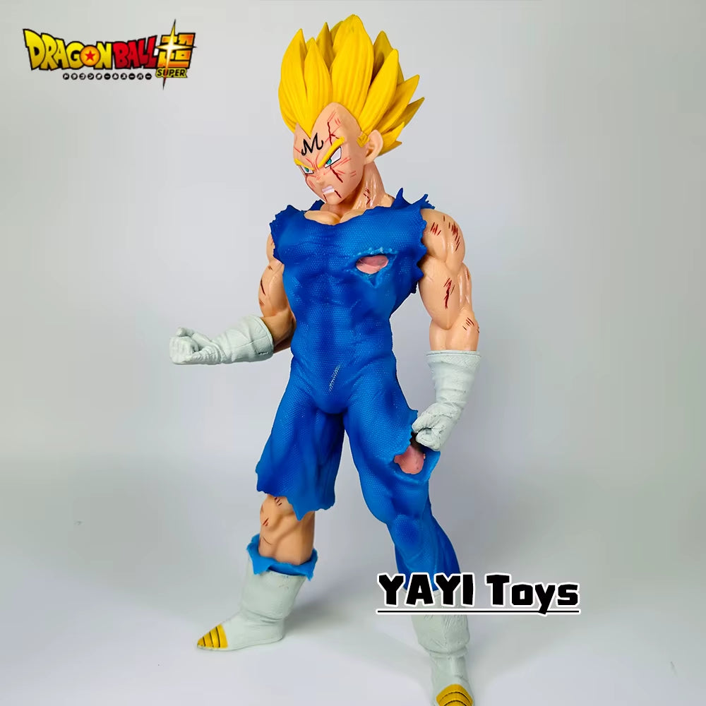 Hot Dragon Ball Anime Figures Vegeta GK Action Figures Battle Damage PVC Model Collection Ornament Toys Gift