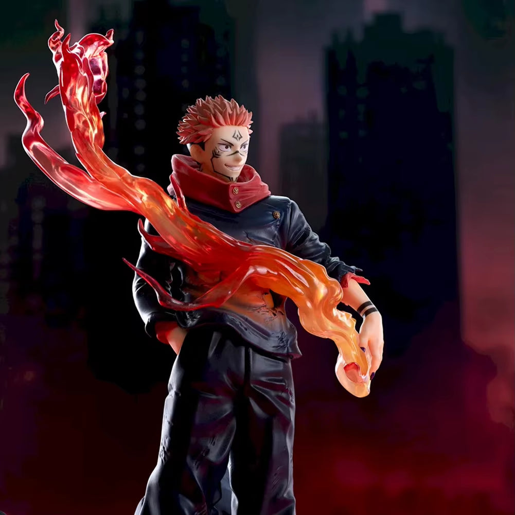 23CM Anime JJK Itadori Yuji Ryomen Sukuna Figure Cursed Soul Type Standing Special Effects Version Action Figures Model Toy Gift