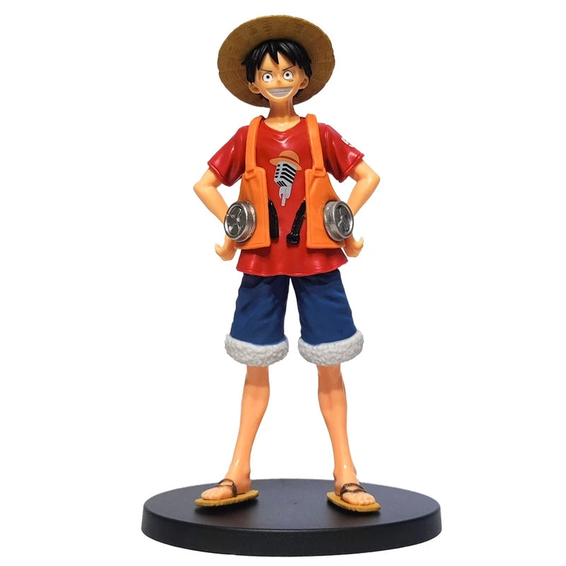 17Cm Anime Peripherals One Piece Anime Figures Monkey D. Luffy Standing Action Figure Collection Model Doll Ornaments Toys Gifts