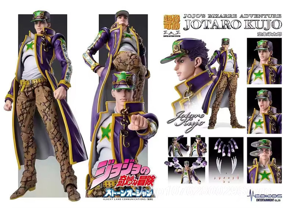 17Cm Hokuto No Ken Kenshiro Figure Fist of the North Star Bizarre Adventure Anime Action Figure Jotaro Kujo Collection Model Toy