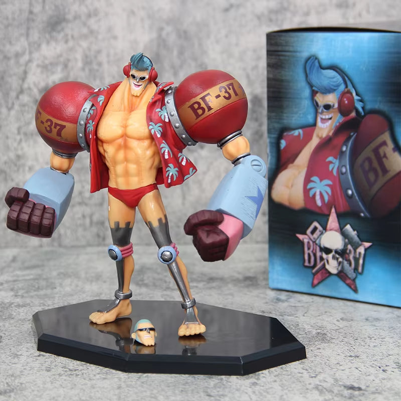 18CM One Piece Franky GK Action Figure Toys Anime Figures Manga Figurine Statue PVC Collection Model Children Fans Gift Decor