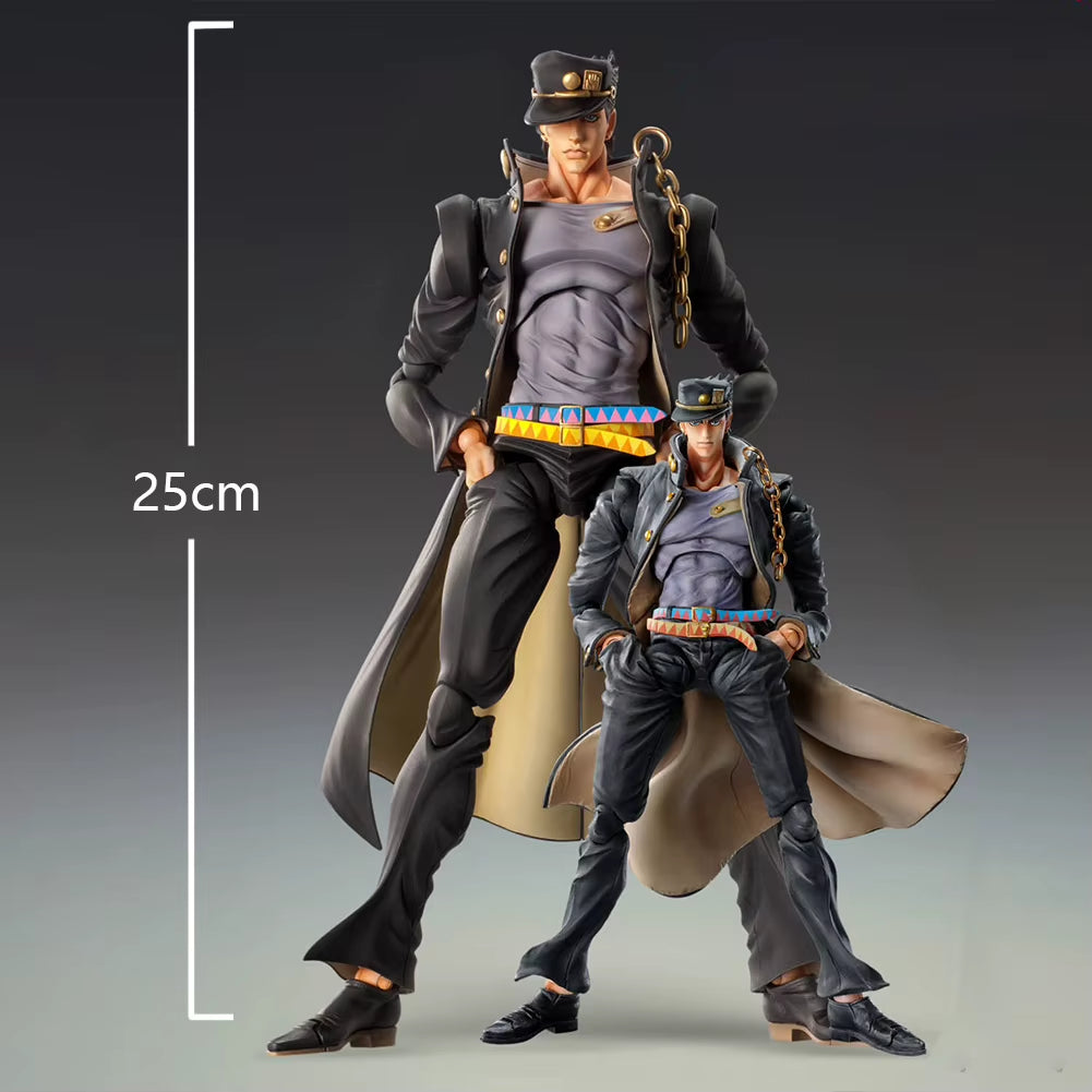 Anime JOJO Figure 25CM Invincible Kujo Jotaro Figure Worth Collecting Model PVC Action Figure Toy Desktop Ornaments Gifts Toys