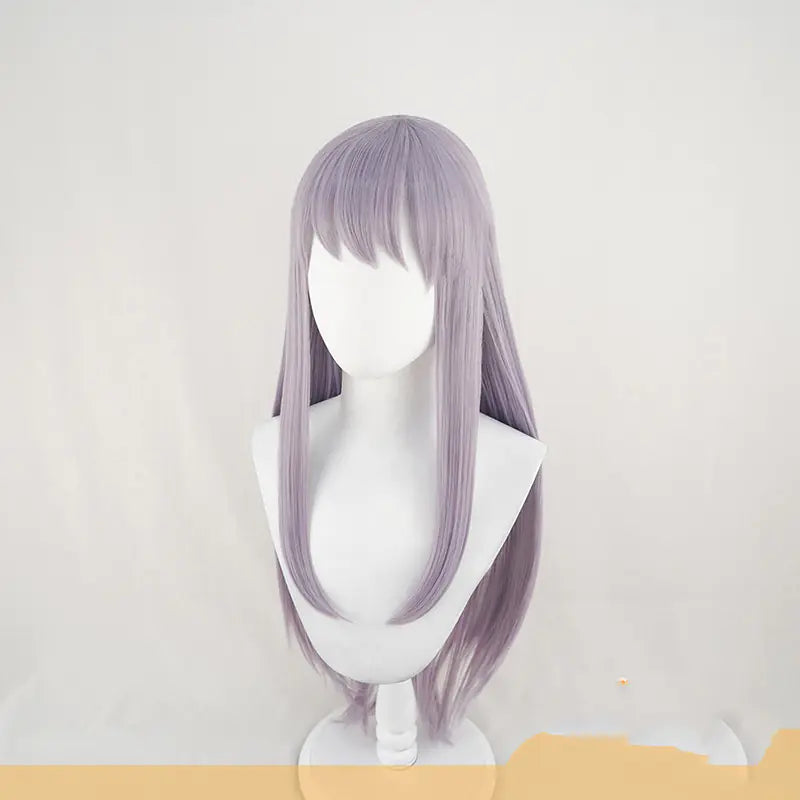 Minato Yu Hina Gray Purple Cosplay Wig