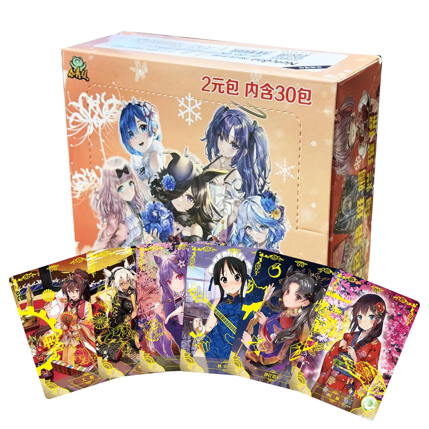 Goddess Story Cards Booster Box Official Anime TCG CCG Collectable Playing/Trading Card Pack 30 Packs - 6 Cards/Pack(180 Cards)