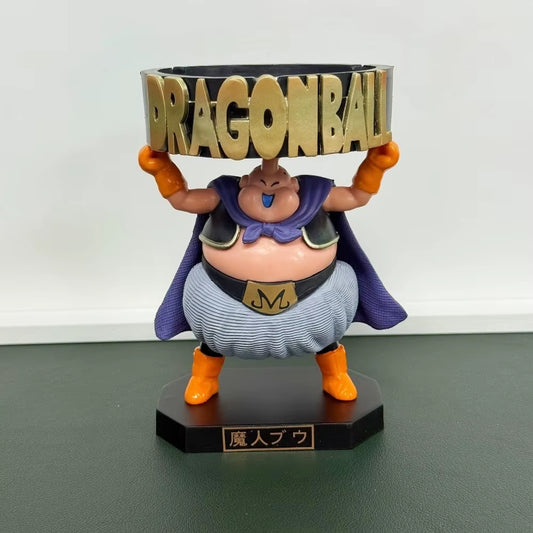 13Cm/5.12In Anime Dragon Ball Z Figure Ashtray Majin Buu Action Figures Pvc Statue Desktop Ornamen Collection Model Toys Gifts
