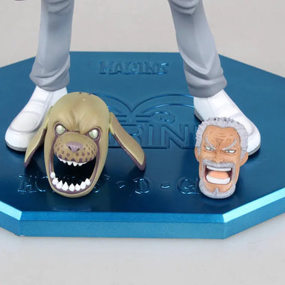 One Piece Admiral Karp Figure - White & Black Boxed