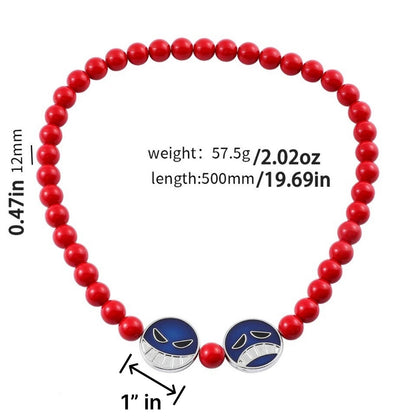 One Piece Portgas D Ace Hats Belt Bracelet Necklace Cosplay Props Roleplay