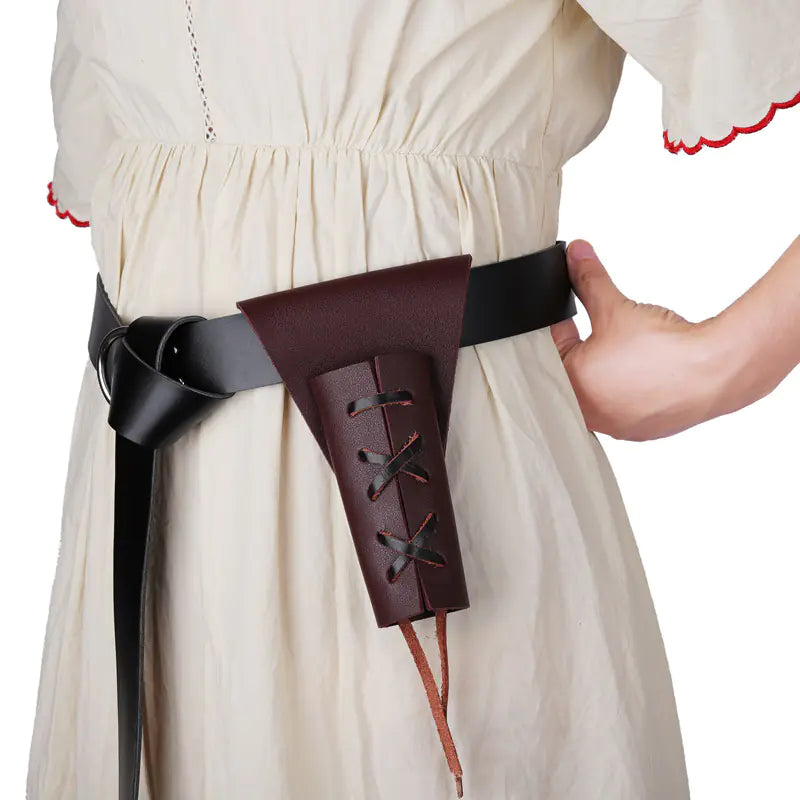 Medieval Viking Warrior Belt and Sword Holster Costume