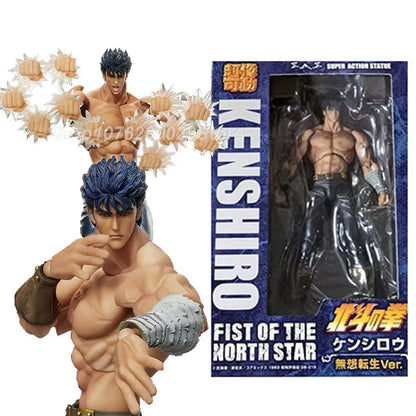 17Cm Hokuto No Ken Kenshiro Figure Fist of the North Star Bizarre Adventure Anime Action Figure Jotaro Kujo Collection Model Toy