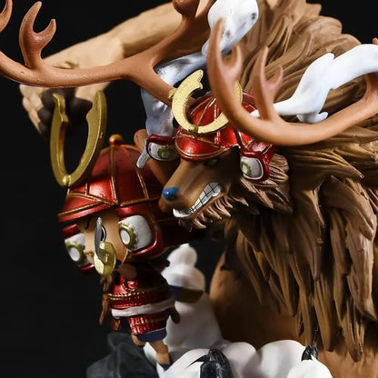 14Cm One Piece Figure Chopper Anime Figures Wano Onigashima Chopper Action Figurine Kawaii Statue PVC Model Doll Collection Toys