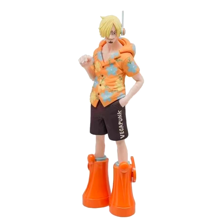 17Cm One Piece Luffy Anime Figures Monkey D. Luffy Egg Head Island Action Figures PVC Anime Collection Model Doll Toy Kid Gift