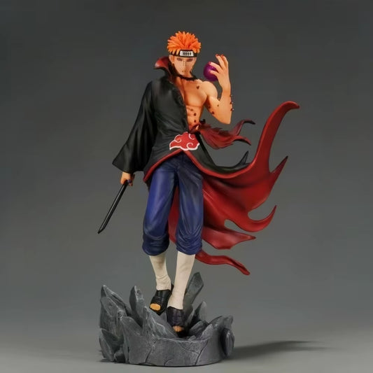 22.5Cm/8.86In Anime NARUTO Figure Pain Action Figures Pvc Statue Desktop Ornamen Collection Model Toys Gifts