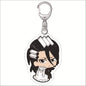 Popular Classics Anime Acrylic Keychain Fashion Kurosaki Ichigo Ishida Uryuu Kuchiki Rukia Cartoon Figures Key Chain Bag Pendant