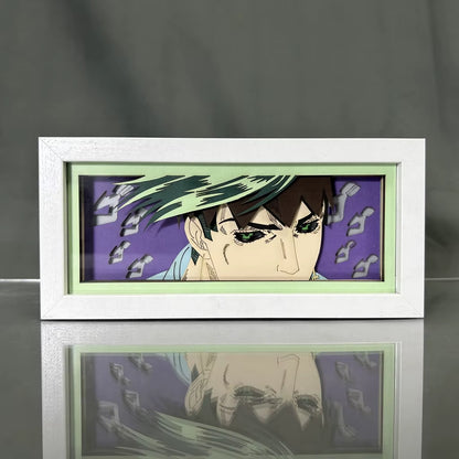 Anime Led Light Box Jojo Bizarre Adventure Rohan Paper Cut Shadow Box Jotaro for Room Deco Table Lamp Jolyne Jojo'S Lightbox Dio