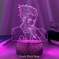 Newest Usb Led Night Light Touch Bedroom Night Light for Children Anime Hunter X Hunter Decor Light 3D Lamp Hisoka Lamp
