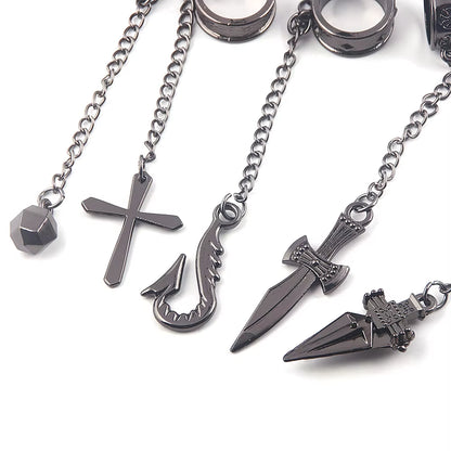Anime Hunter X Hunter Kurapika Chain Rings Women Men Cosplay 1:1 Metal Pendant Clothing Accessories Jewelry Props