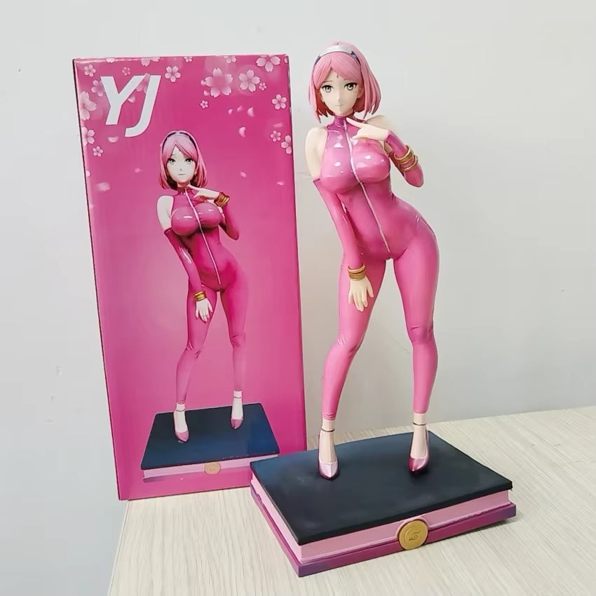 Anime Naruto Hyuuga Hinata Figure 30CM Hyuuga Hinata Haruno Sakura Ver Gril Figure PVC Anime Statue Collection Model Toys Gifts