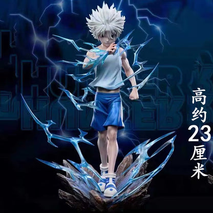 Hunter×Hunter Anime Figures Killua Zoldyck Figure Manga Action Figure Pvc Model Collectible Statue Ornament Kid Christmas Gift