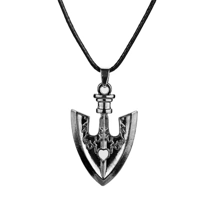 Anime JOJOS BIZARRE ADVENTURE Keyring Necklace Kujo Jotaro Hat Cap Shovel Rope Chain Pendant Metal Higashikata Josuke Jewelry