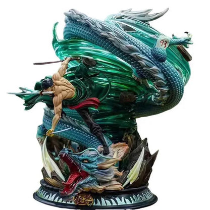 Anime Manga One Piece Figures GK Roronoa Zoro Action Figures Zoro Tornado Anime Figurine PVC Model Collection Ornamen Toys Birthday Gifts 24329