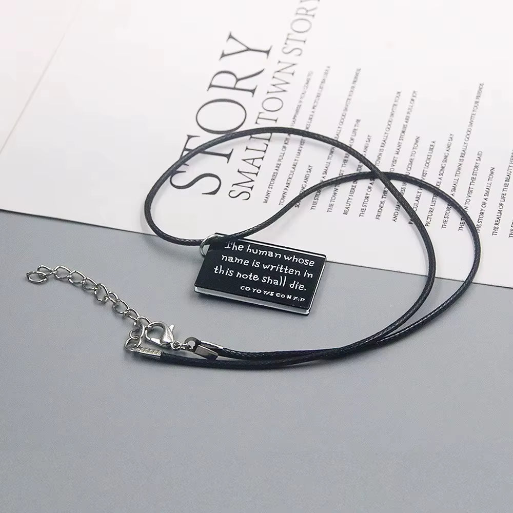 Anime Death Note Keychain Black Notebook Pendant Key Chain Cospaly Accessories Keyring for Women Men Jewelry Gifts