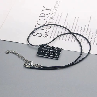 Anime Death Note Keychain Black Notebook Pendant Key Chain Cospaly Accessories Keyring for Women Men Jewelry Gifts