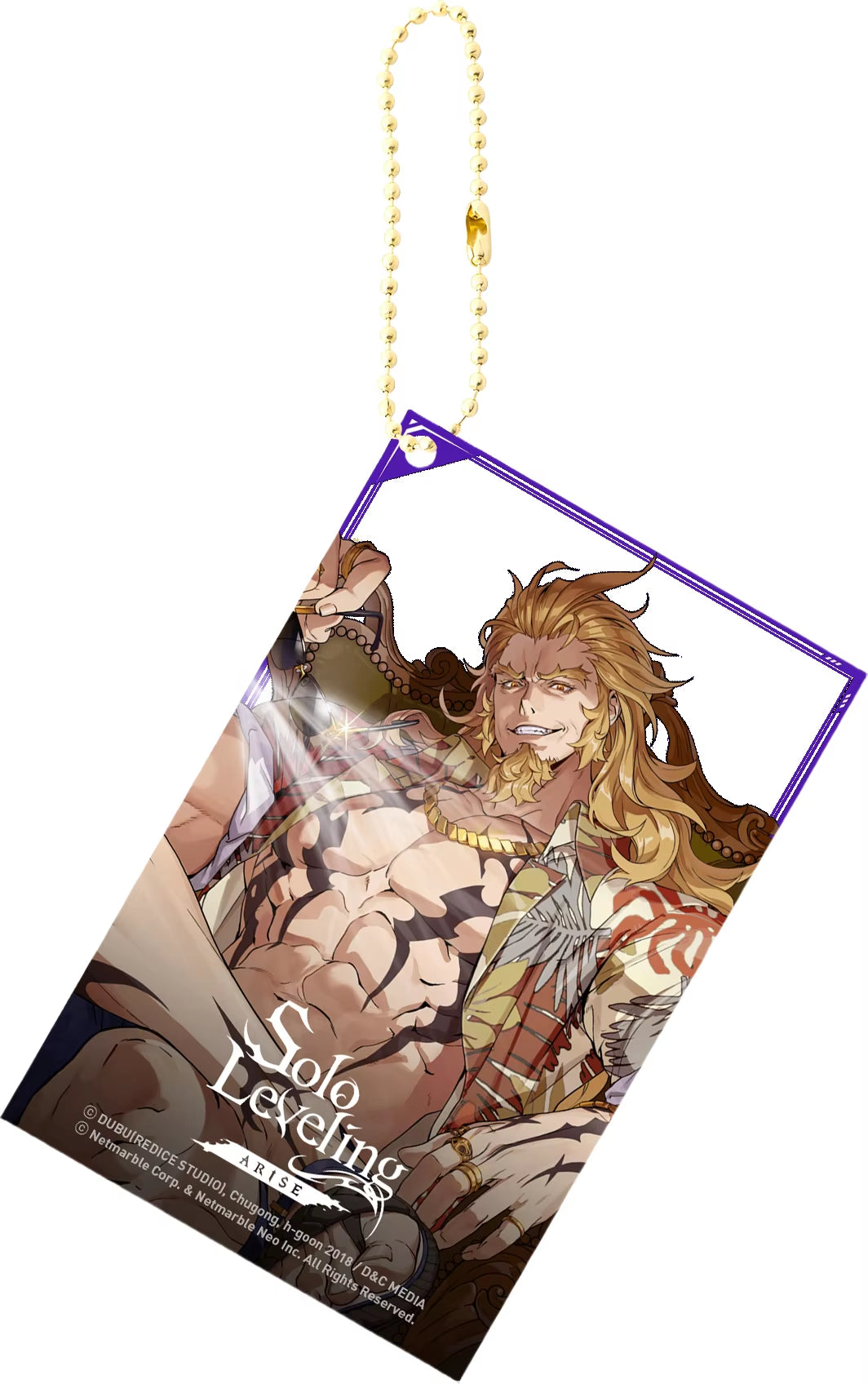 Solo Leveling Acrylic Anime Key Chain Pendant Keychain Bag Charms Figure Jewelry Friends Gifts Accessories Transparent Card