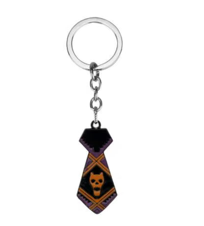Anime JOJOS BIZARRE ADVENTURE Keyring Necklace Kujo Jotaro Hat Cap Shovel Rope Chain Pendant Metal Higashikata Josuke Jewelry