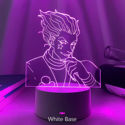 Newest Usb Led Night Light Touch Bedroom Night Light for Children Anime Hunter X Hunter Decor Light 3D Lamp Hisoka Lamp