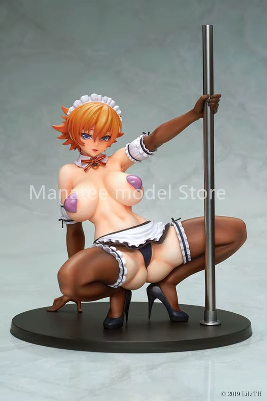 Q-Six Original Taimanin Asagi Mesubuta Shoufu Sakura Sakura Igawa 1/7 PVC Action Figure Anime Model Toys Collection Doll Gift