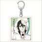 Popular Classics Anime Acrylic Keychain Fashion Kurosaki Ichigo Ishida Uryuu Kuchiki Rukia Cartoon Figures Key Chain Bag Pendant